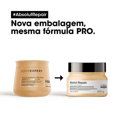 Absolut Repair Gold Quinoa Máscara Capilar - Bloqueado KER | L'Oréal Partner Shop