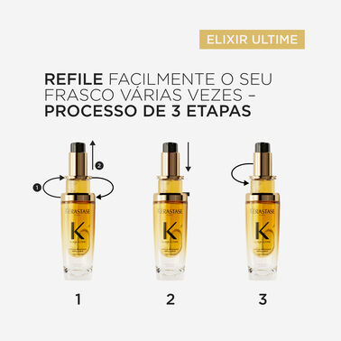 ÓLEO CAPILAR KÉRASTASE ELIXIR ULTIME L'HUILE ORIGINALE REFIL - Elixir Ultime | L'Oréal Partner Shop