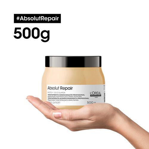 Absolut Repair Gold Quinoa M&aacute;scara Capilar - tirar | L'Or&eacute;al Partner Shop