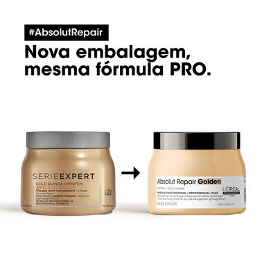 Absolut Repair Gold Quinoa Máscara Capilar Golden -  | L'Oréal Partner Shop