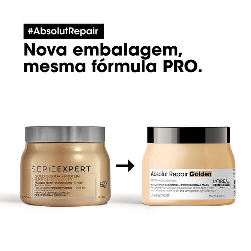 Absolut Repair Gold Quinoa M&aacute;scara Capilar -  | L'Or&eacute;al Partner Shop