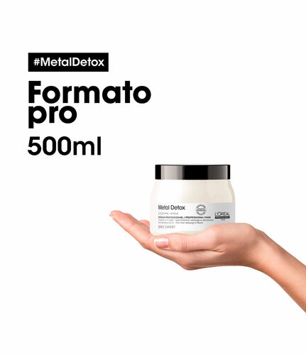 Metal Detox M&aacute;scara Capilar - Bloqueado KER | L'Or&eacute;al Partner Shop