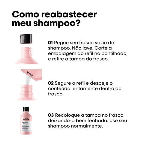 Refil Vitamino Color Shampoo 240ml - L'Or&eacute;al Professionnel | L'Or&eacute;al Partner Shop