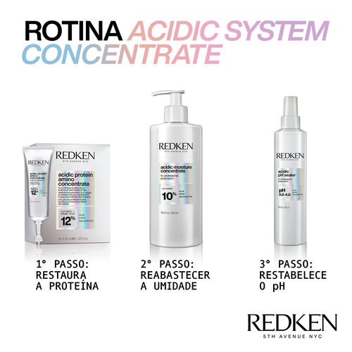 Acidic Protein Amino Concentrate T10X10ml - Back Bar Redken | L'Or&eacute;al Partner Shop
