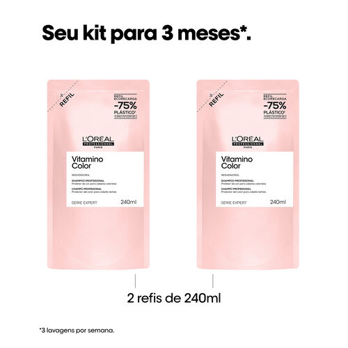 Refil Vitamino Color Shampoo 240ml - L'Or&eacute;al Professionnel | L'Or&eacute;al Partner Shop