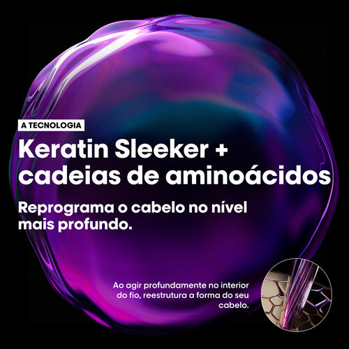 Keratin Alpha Sleek M&aacute;scara - Bloqueado KER | L'Or&eacute;al Partner Shop
