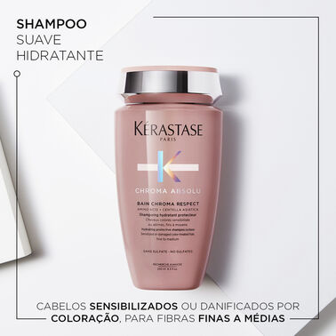 SHAMPOO BAIN CHROMA RESPECT - [Novo Elixir Ultime] Garanta 5% off na revenda de outras coleções Kérastase | L'Oréal Partner Shop