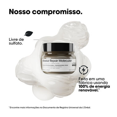 Absolut Repair Molecular Máscara Concentrada Profissional - L'Oreal Professionnel | L'Oréal Partner Shop