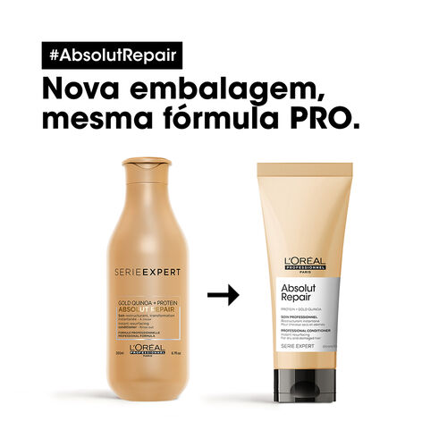 Absolut Repair Gold Quinoa Condicionador - Bloqueado KER | L'Or&eacute;al Partner Shop