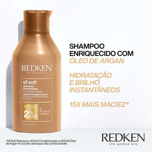 Shampoo All Soft - Redken | L'Or&eacute;al Partner Shop