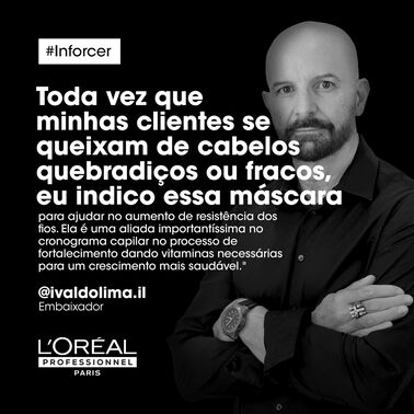 Inforcer Máscara Capilar - Bloqueado KER | L'Oréal Partner Shop