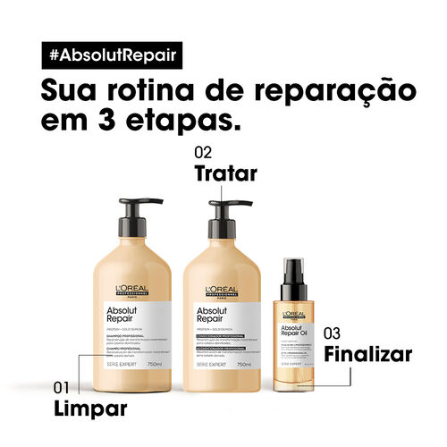 Condicionador Absolut Repair - Bloqueado KER | L'Or&eacute;al Partner Shop