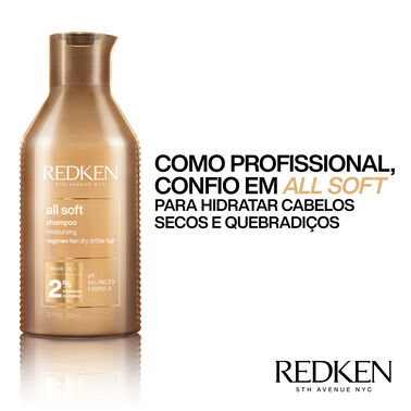 Shampoo All Soft - Revenda Redken | L'Oréal Partner Shop