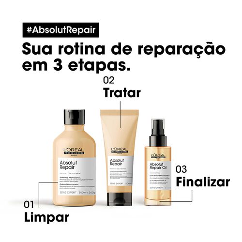 Absolut Repair Gold Quinoa Condicionador - Bloqueado KER | L'Or&eacute;al Partner Shop