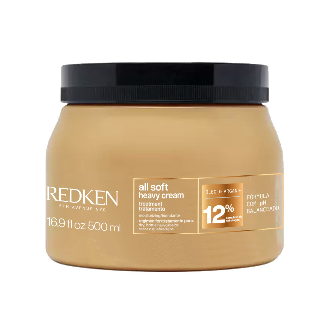Máscara de Hidratação All Soft Heavy Cream 500ml Redken